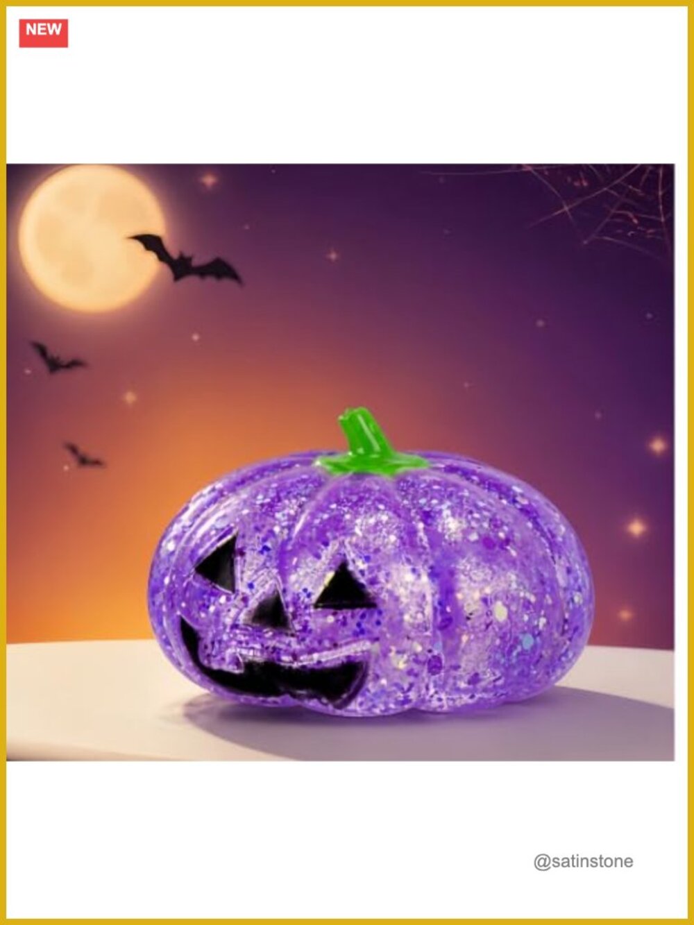 Halloween Pumpkin Squishy Toys Slow Rising Stress Relief Fidget Sensory